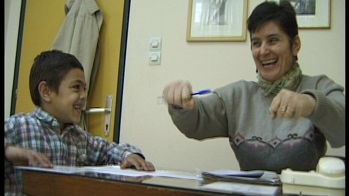 Scene from the documentary The School by Marianna Economou