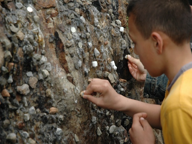 Scene from the documentary Bells, Threads & Miracles by Marianna Economou