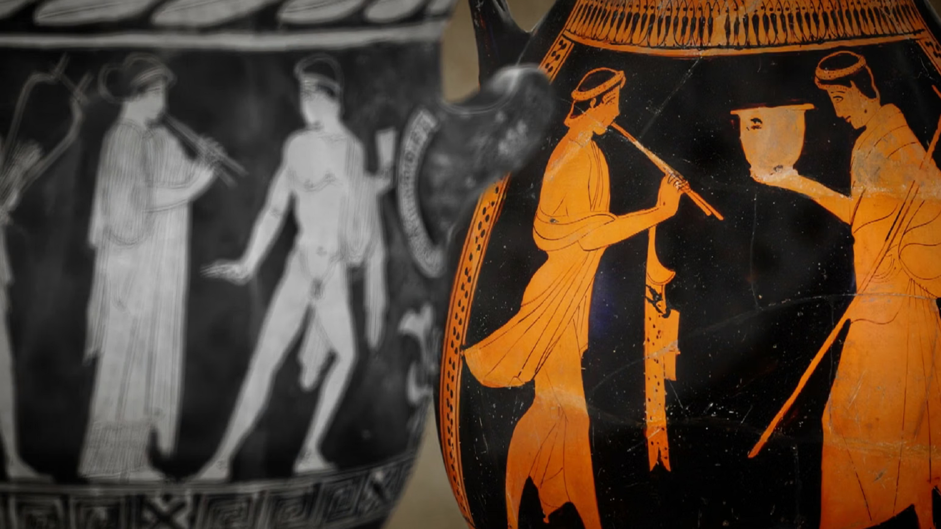 Scene from the series Everyday Life in Ancient Greece by Marianna Economou