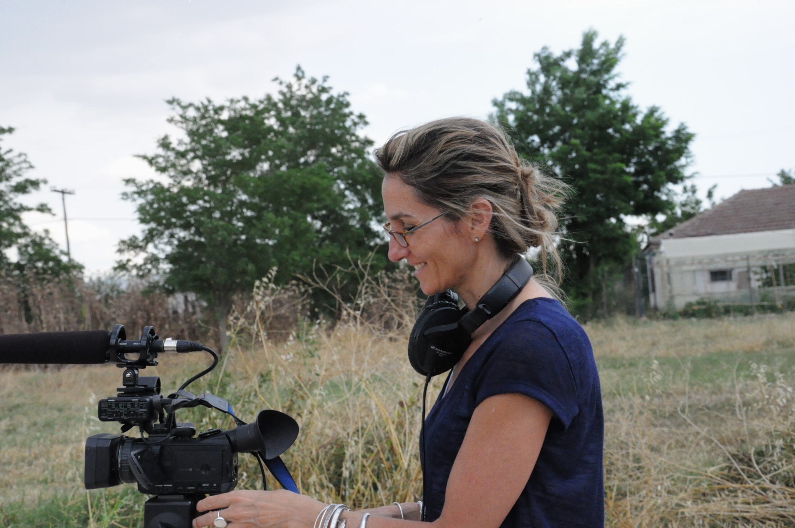 Director Marianna Economou - backstage scene